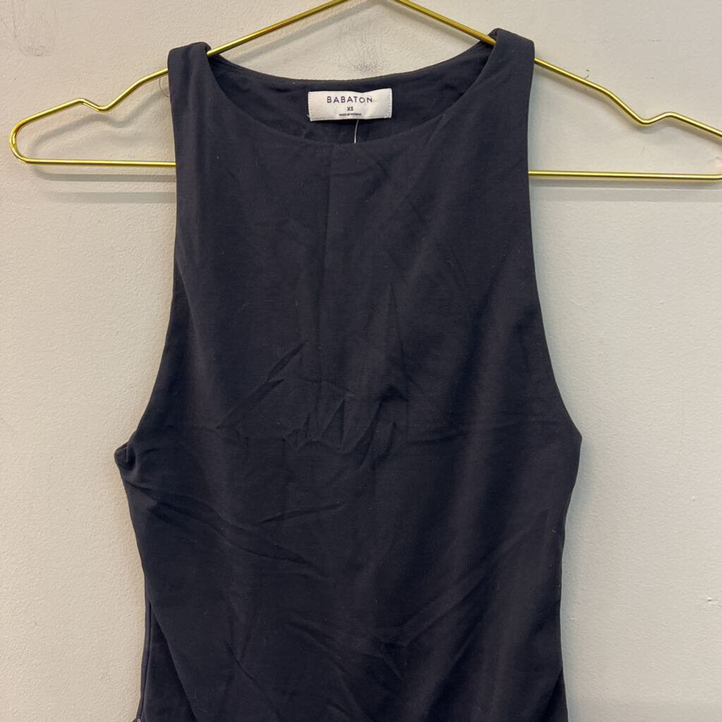 Babaton Black Tank Bodysuit Extra Small