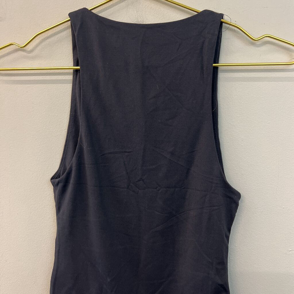 Babaton Black Tank Bodysuit Extra Small