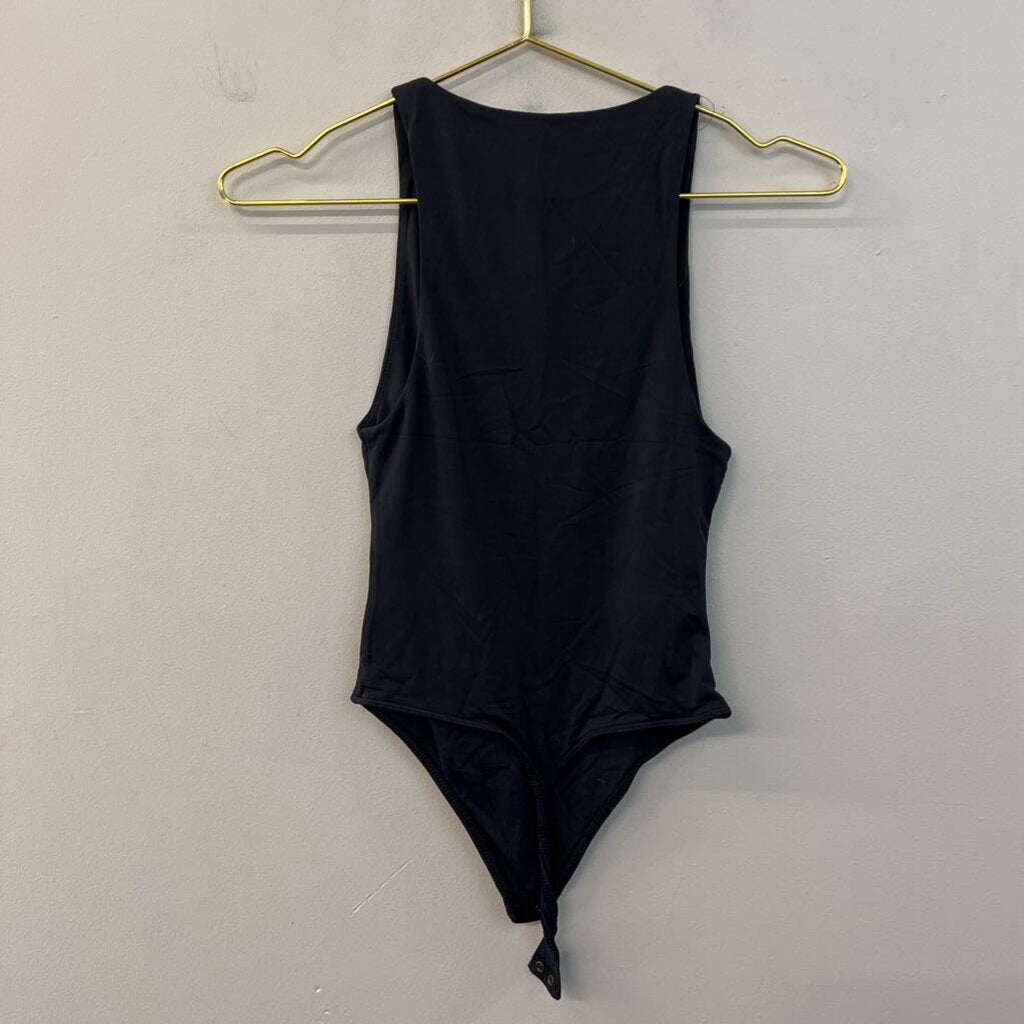 Babaton Black Tank Bodysuit Extra Small