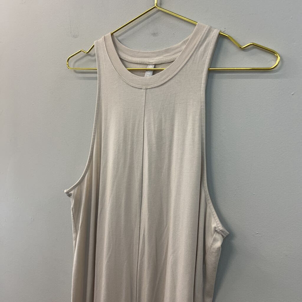Athleta Beige Tank Maxi Dress Medium
