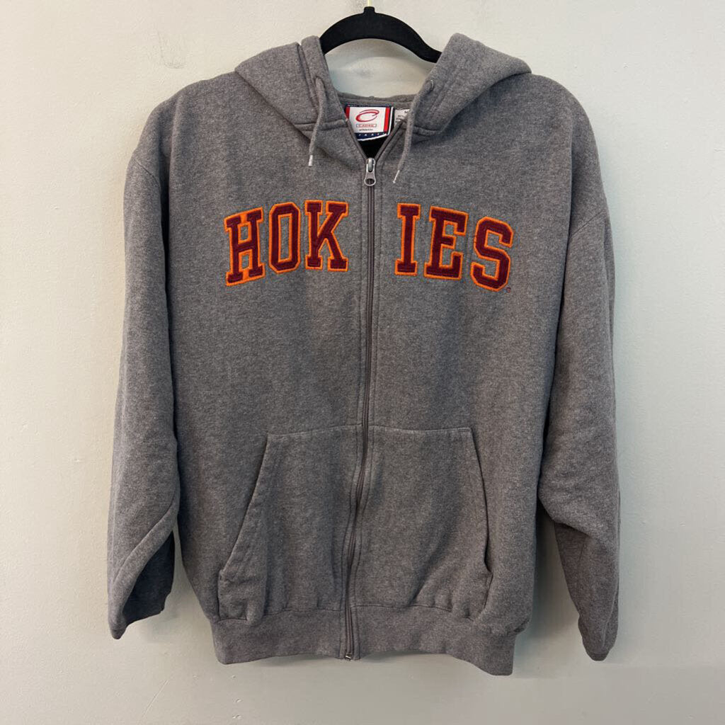 Cadre Grey Hokies Zip Up Hoodie Medium