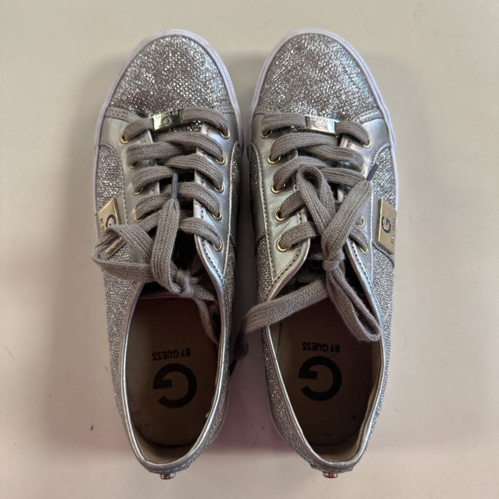 G by Guess Gold Quilted Shimmer Sneakers 8.5
