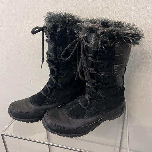 The North Face Black Nuptse Purna Snow Boots 9