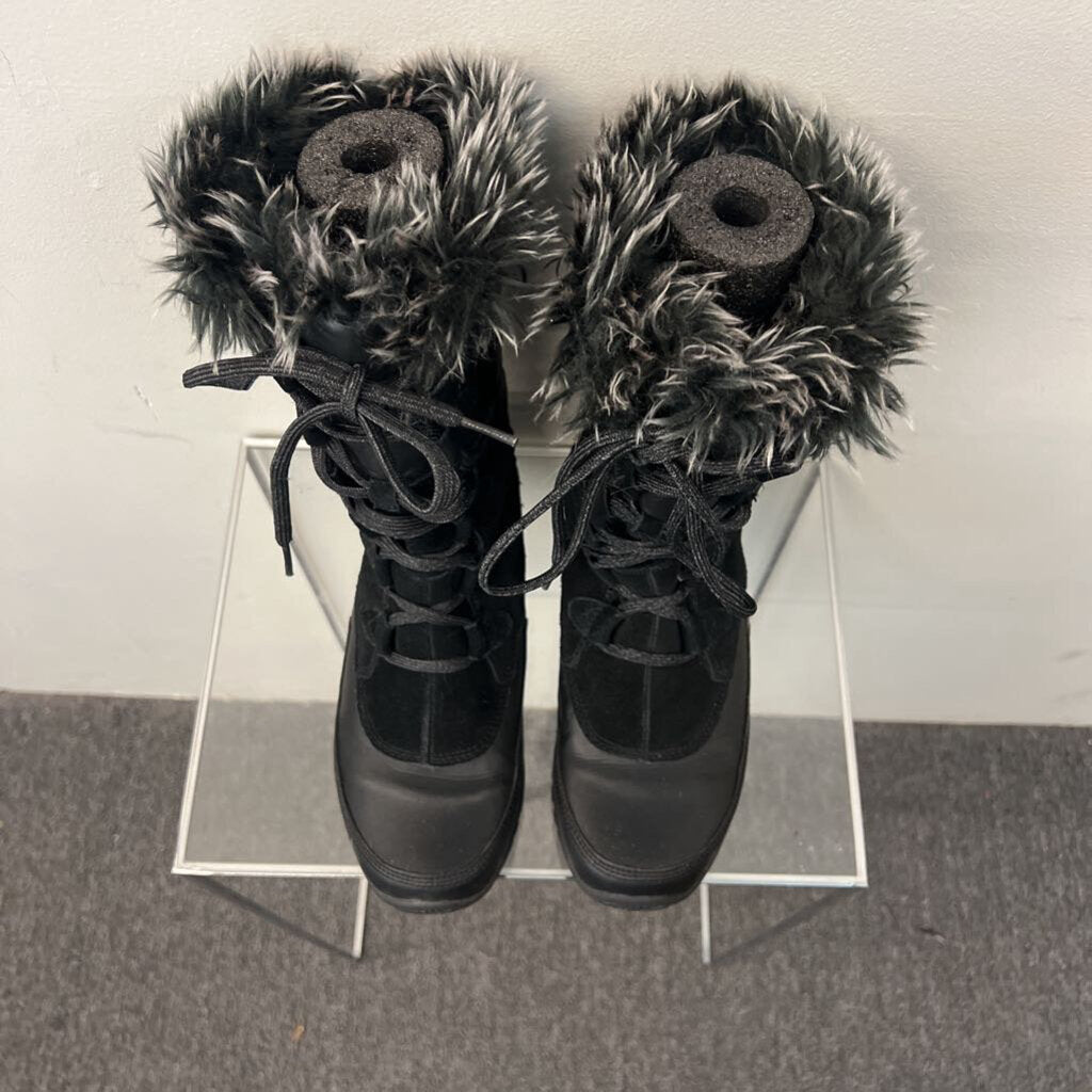 The North Face Black Nuptse Purna Snow Boots 9
