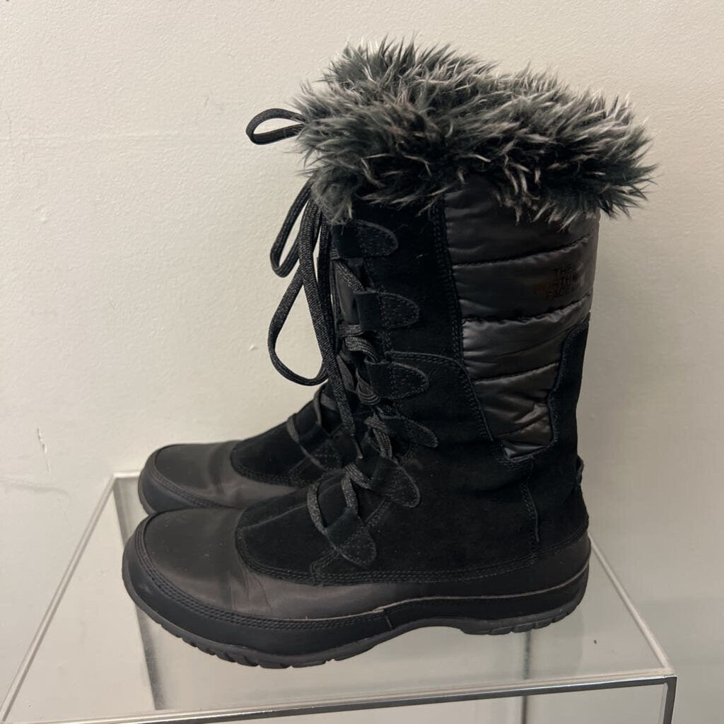 The North Face Black Nuptse Purna Snow Boots 9
