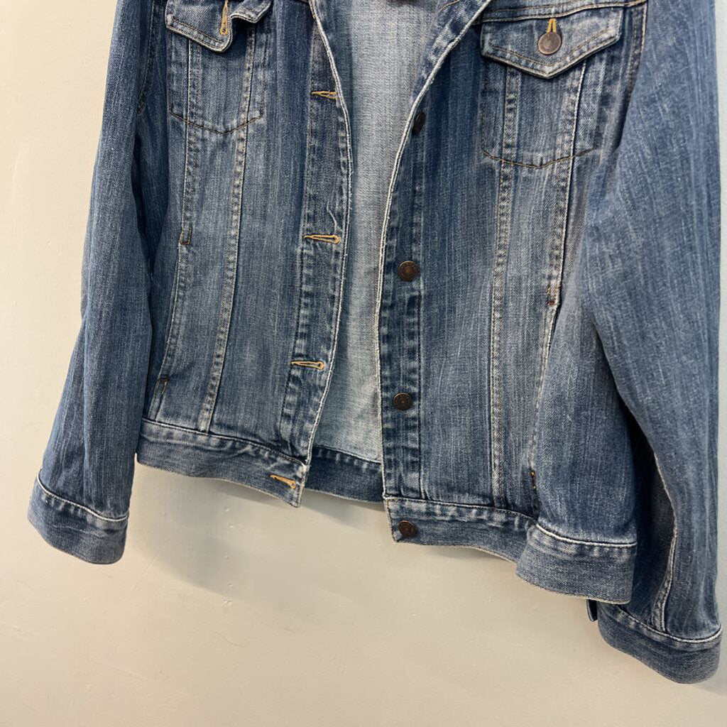 Eddie Bauer Medium Wash Denim Jacket Extra Large