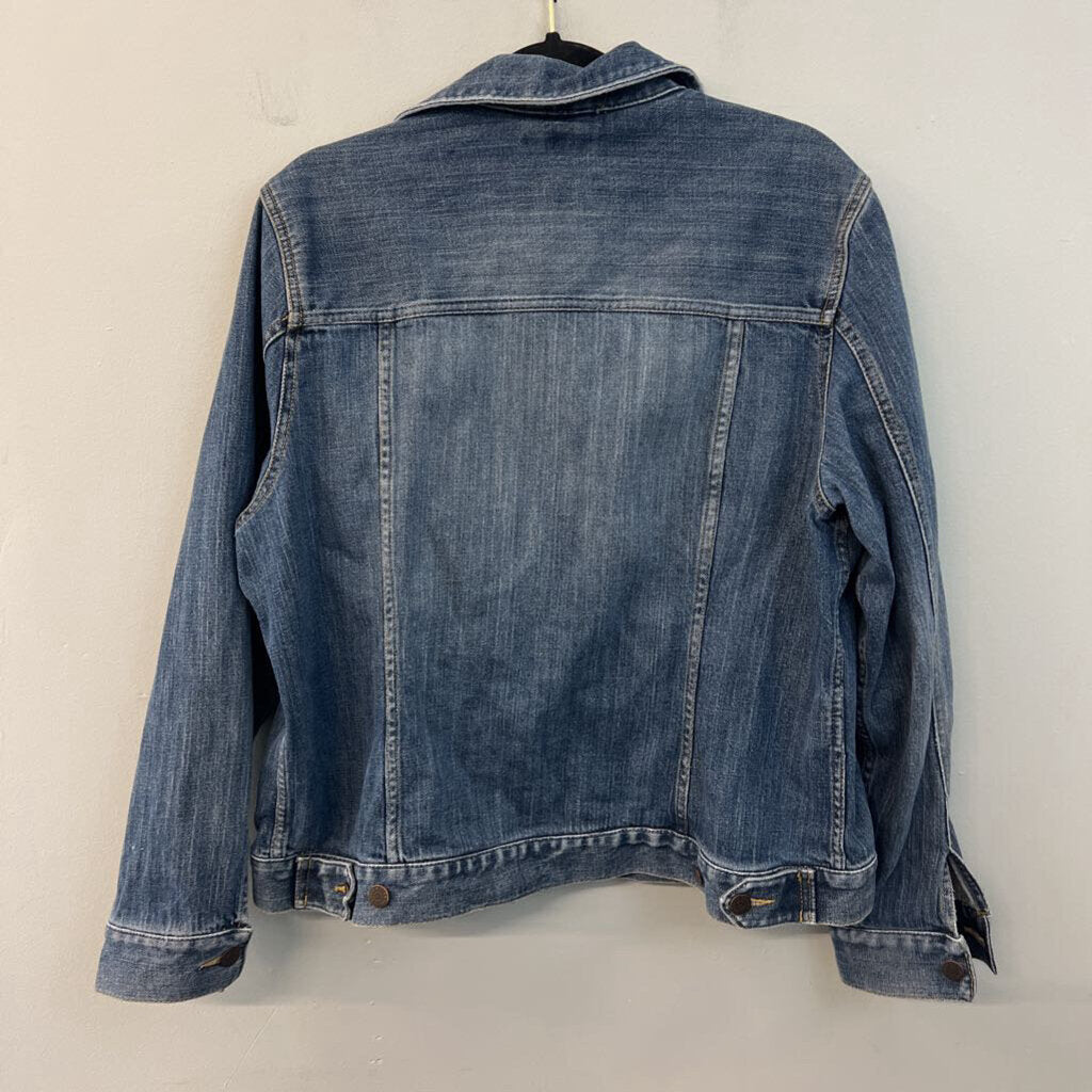 Eddie Bauer Medium Wash Denim Jacket Extra Large