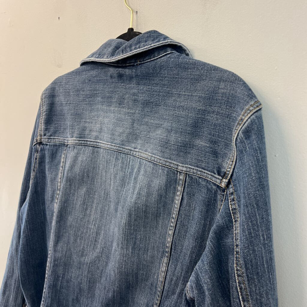 Eddie Bauer Medium Wash Denim Jacket Extra Large