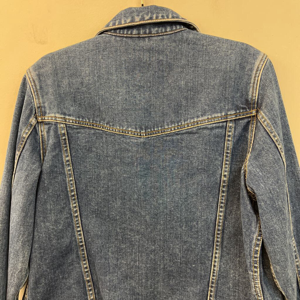Eddie Bauer Dark Wash Denim Jacket Large