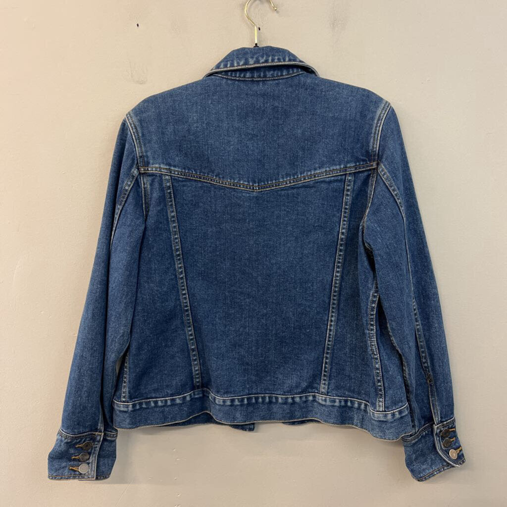Eddie Bauer Dark Wash Denim Jacket Large