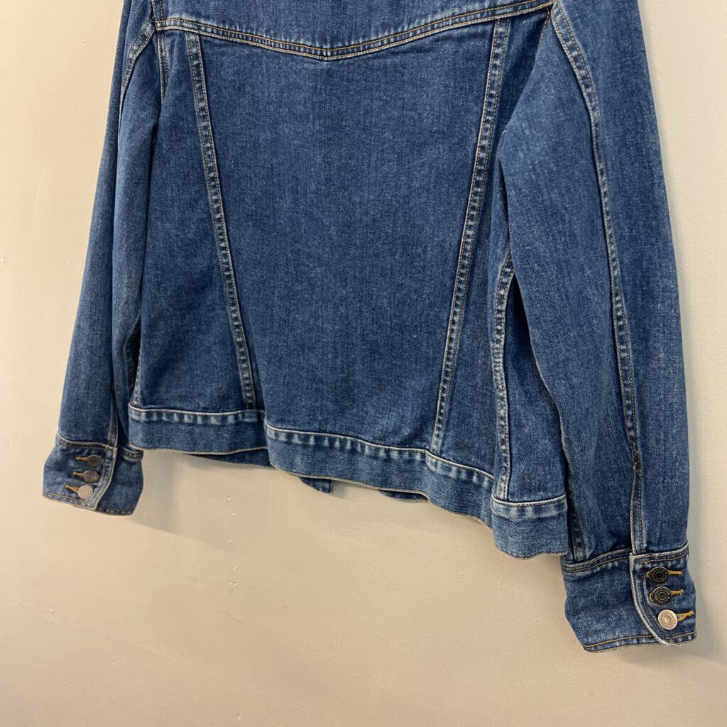 Eddie Bauer Dark Wash Denim Jacket Large