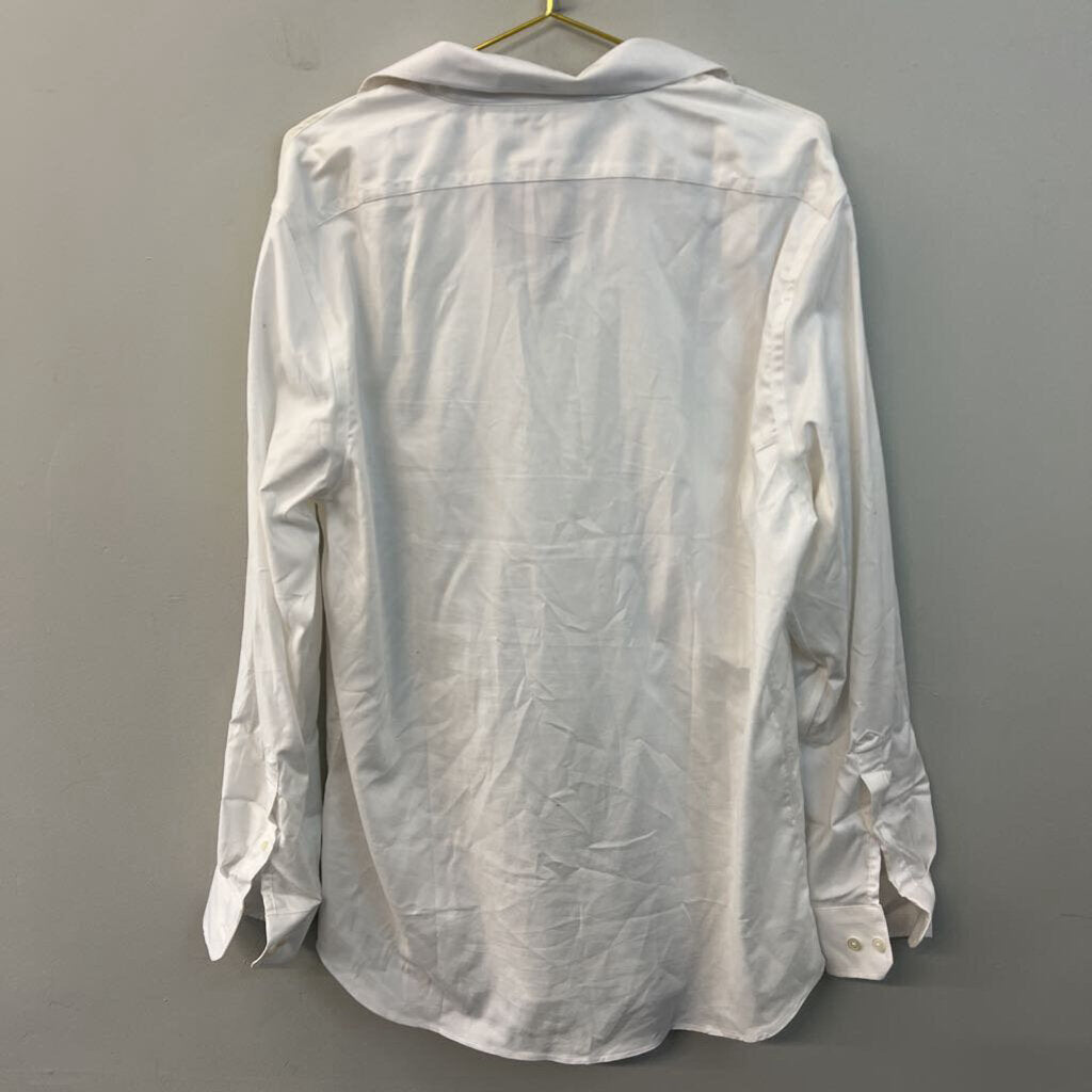 Banana Republic White Long Sleeve Button Down Top Large