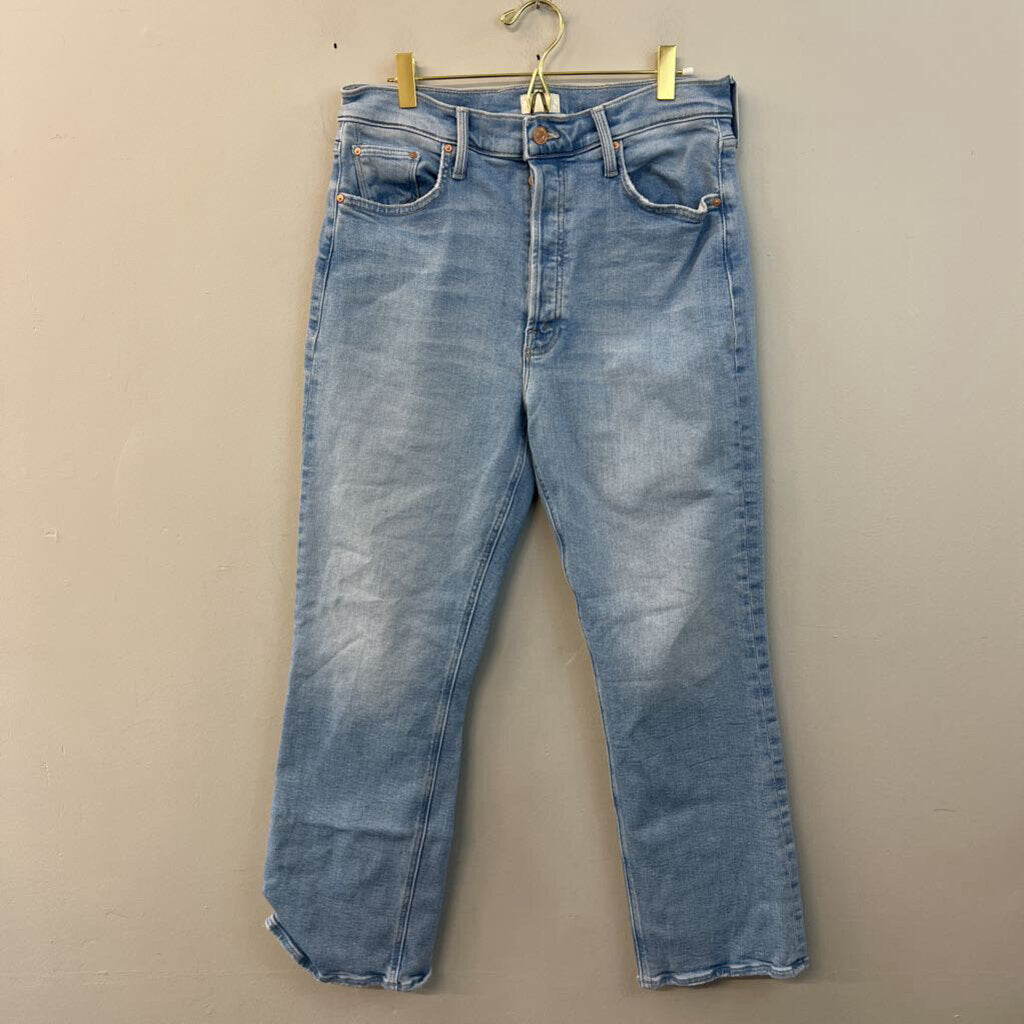 Mother Light Wash The Tripper Ankle Jeans 31