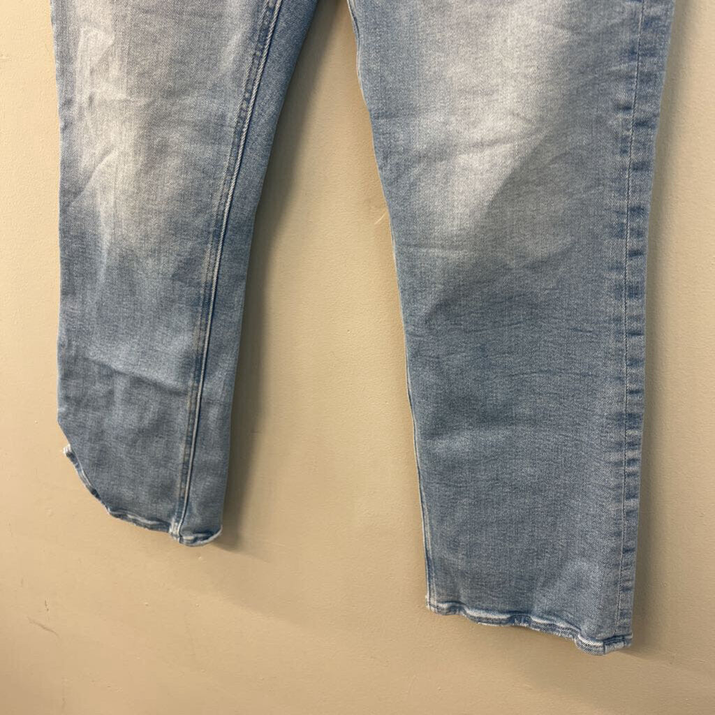 Mother Light Wash The Tripper Ankle Jeans 31