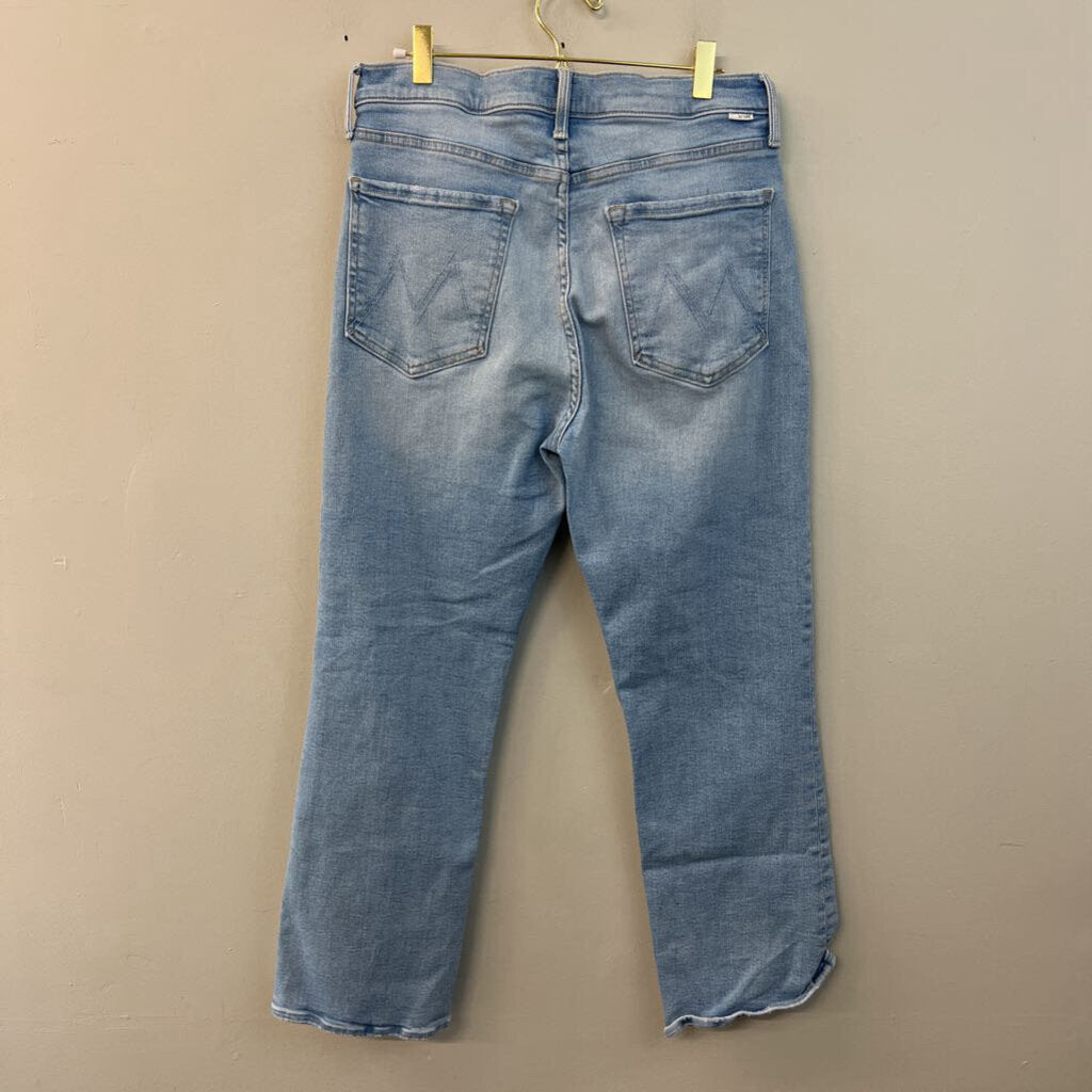 Mother Light Wash The Tripper Ankle Jeans 31