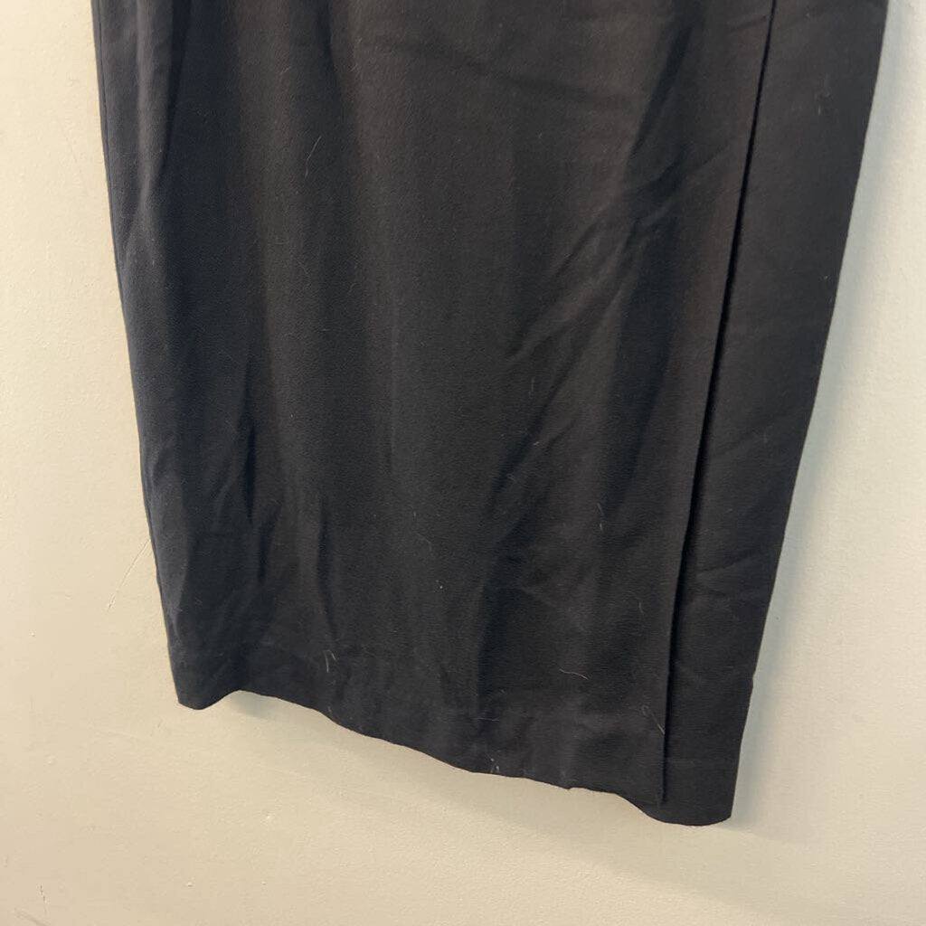 Vintage Sharon Young Black Side Button Maxi Skirt 10