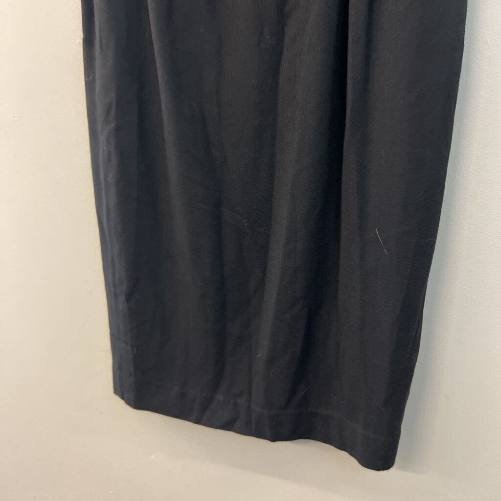 Vintage Sharon Young Black Side Button Maxi Skirt 10