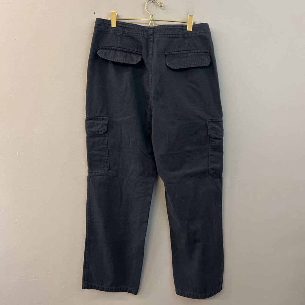 Zara Grey Cargo Wide Leg Pants 12