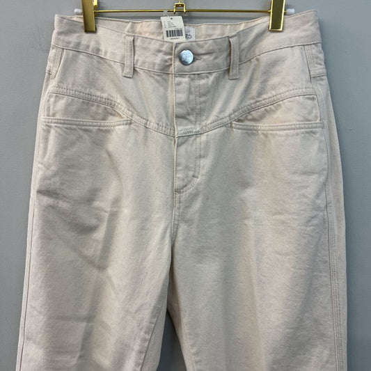 Closed by Anthropologie Cream Denim Straight Leg Pants 31