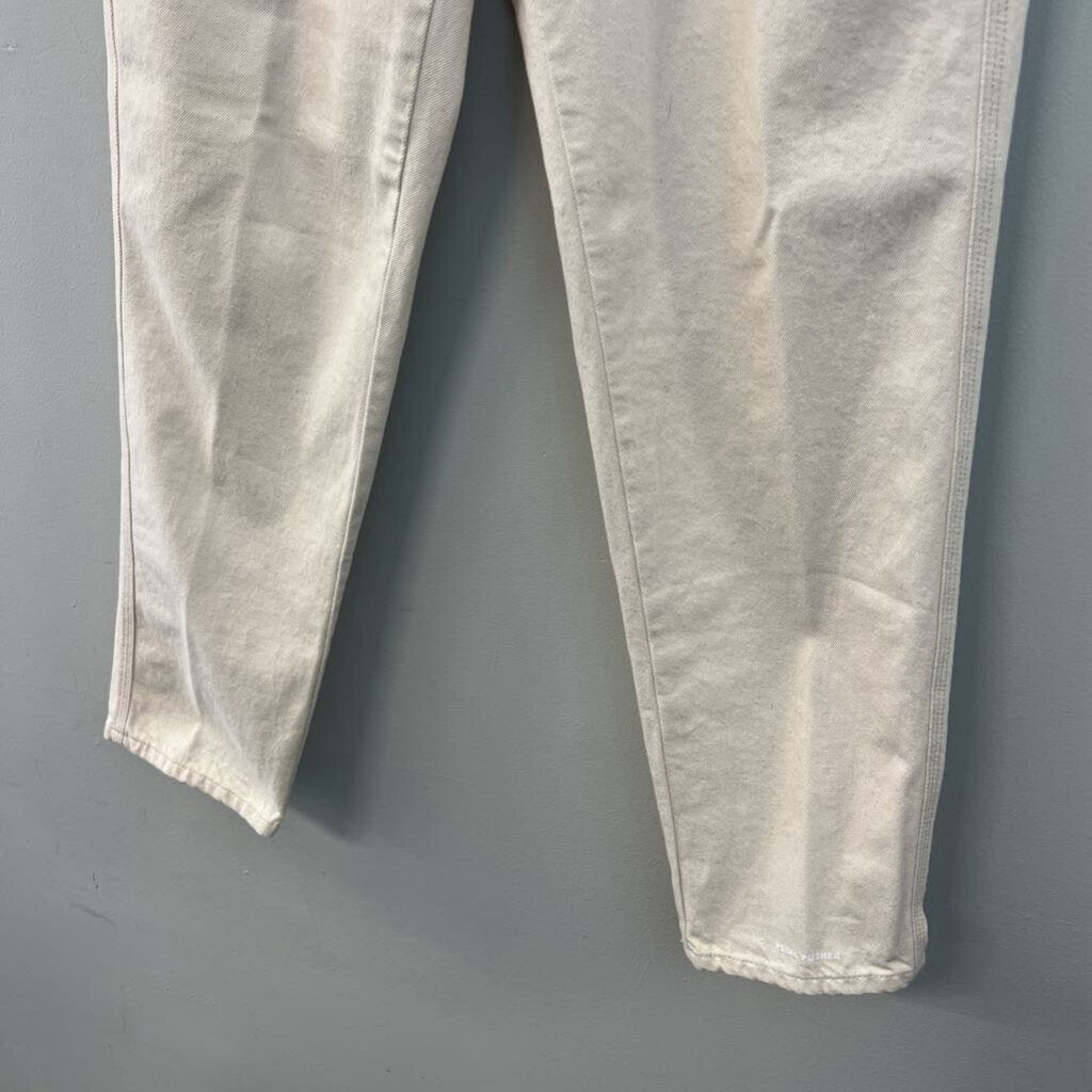 Closed by Anthropologie Cream Denim Straight Leg Pants 31