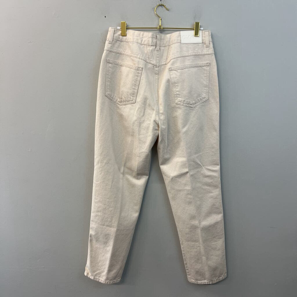 Closed by Anthropologie Cream Denim Straight Leg Pants 31