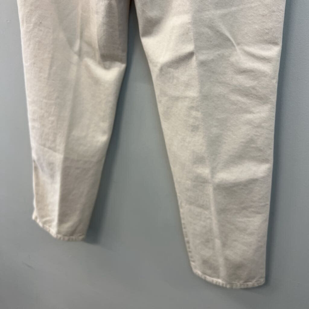 Closed by Anthropologie Cream Denim Straight Leg Pants 31