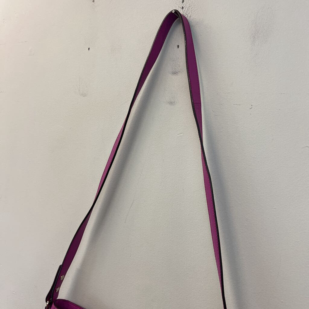 Kate Spade Purple Leather Primrose Hill Goldie Purse