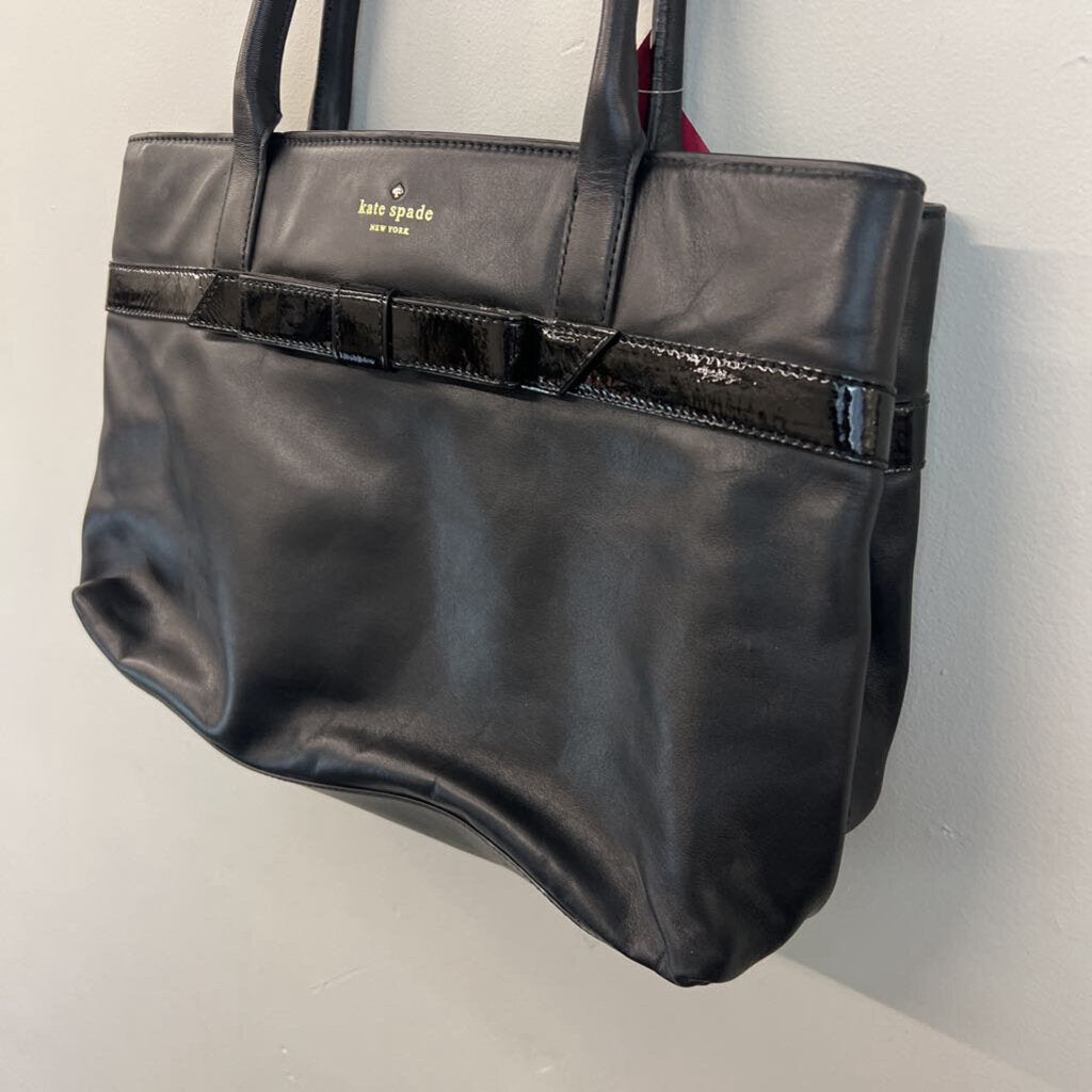 Kate Spade Black Bow Front Shoulder Purse