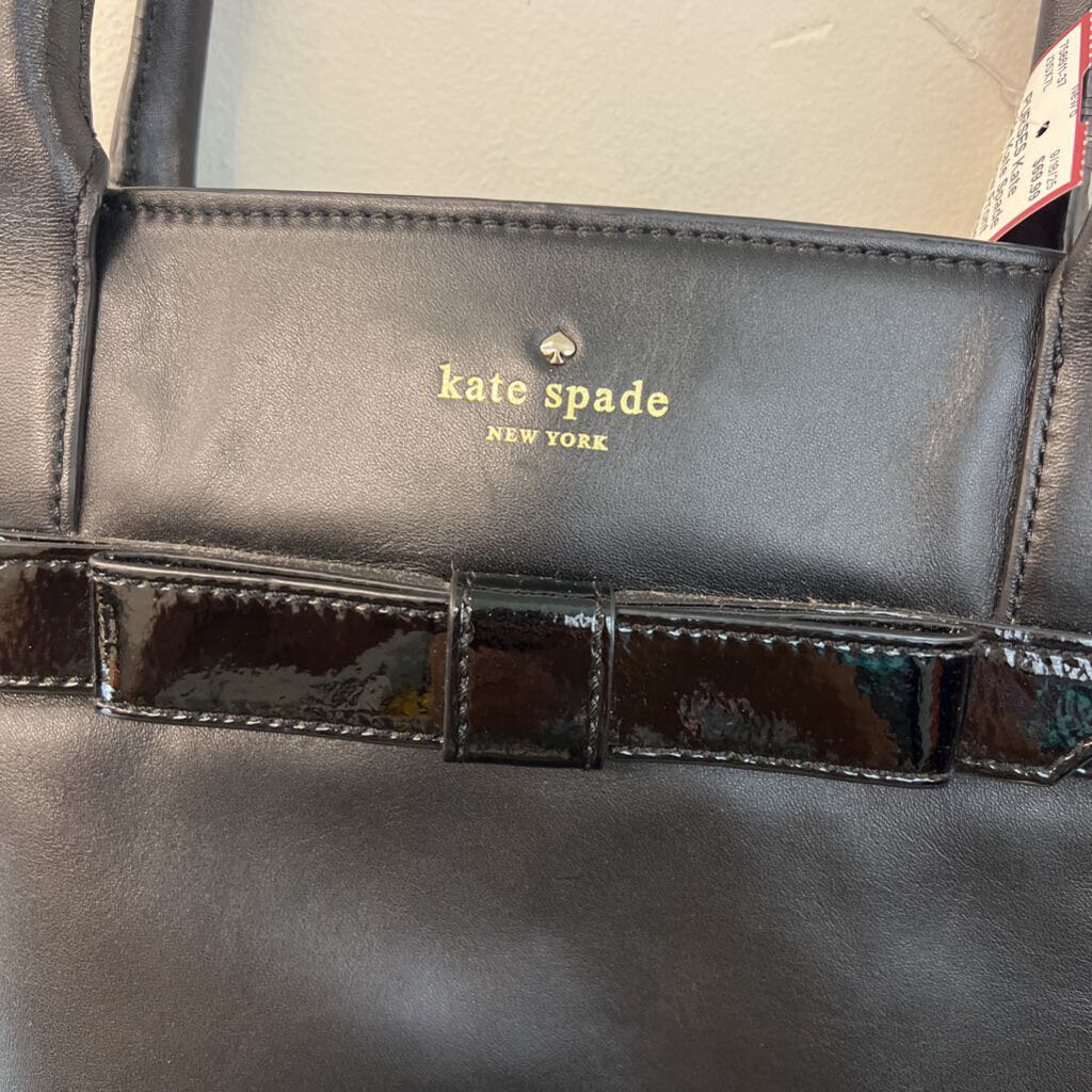Kate Spade Black Bow Front Shoulder Purse