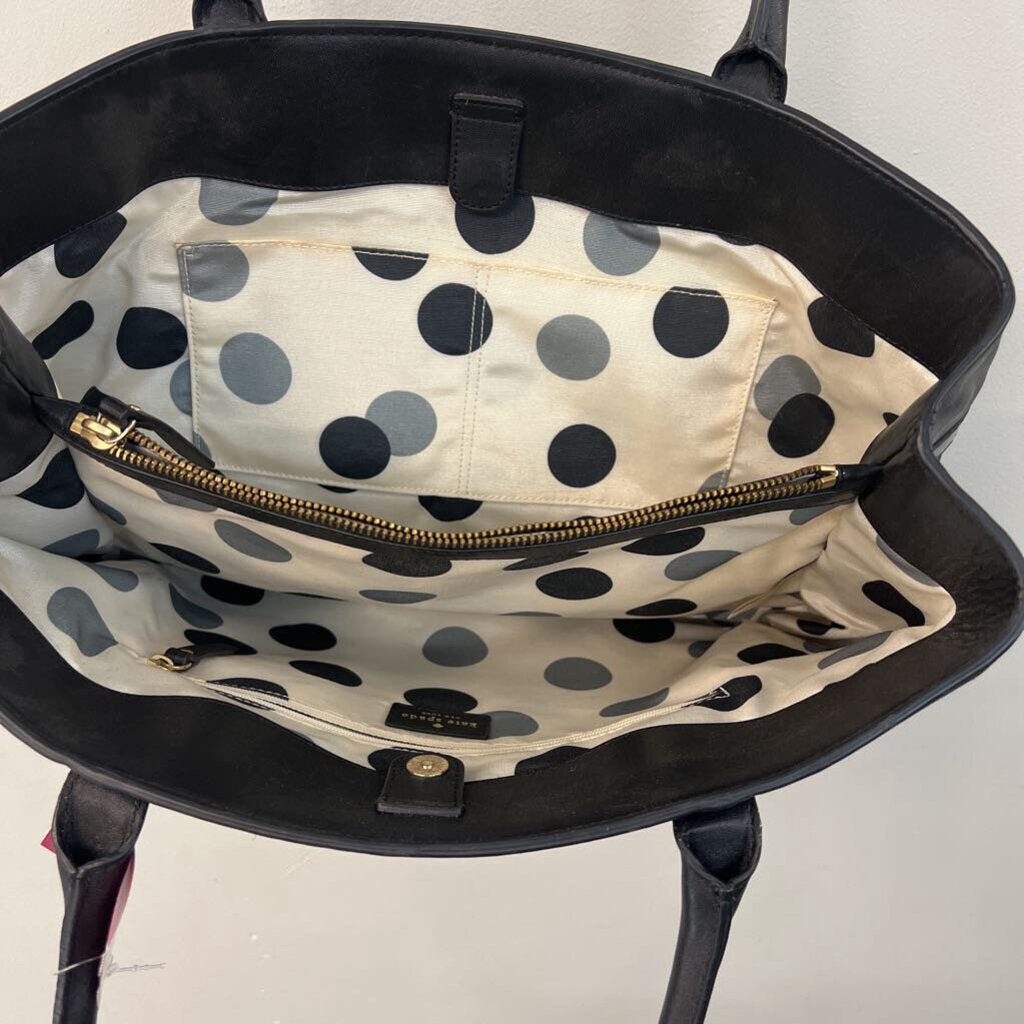 Kate Spade Black Bow Front Shoulder Purse