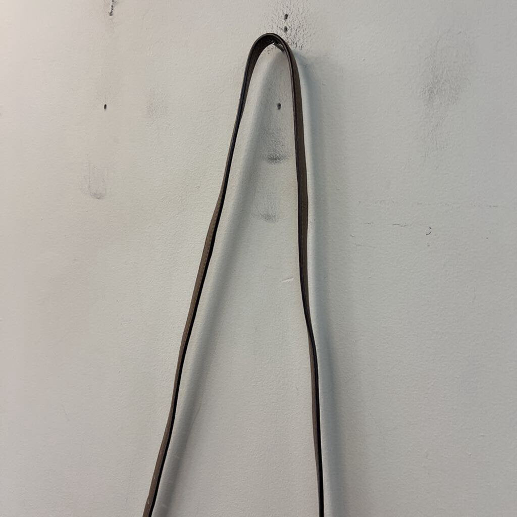 Coach Brown Pebbled Leather Small Crossbody Purse