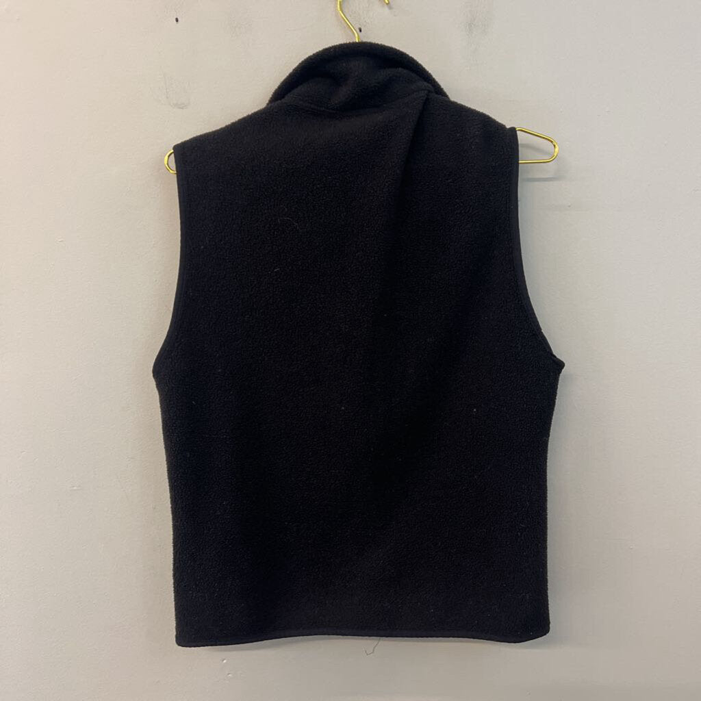 Patagonia Black Fleece Zip Up Vest Small