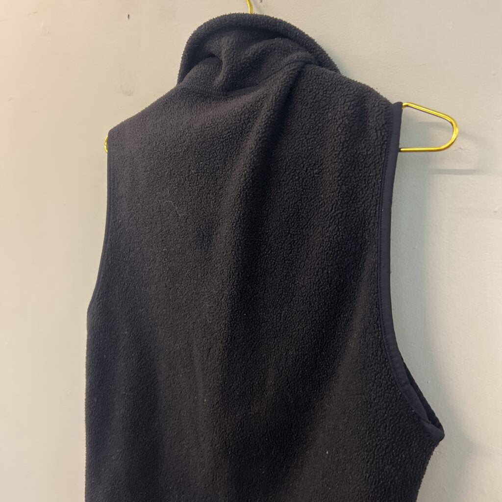 Patagonia Black Fleece Zip Up Vest Small