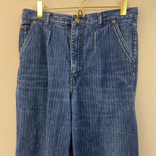 Cotler Dark Wash Pin Stripe Denim Jeans 9/10