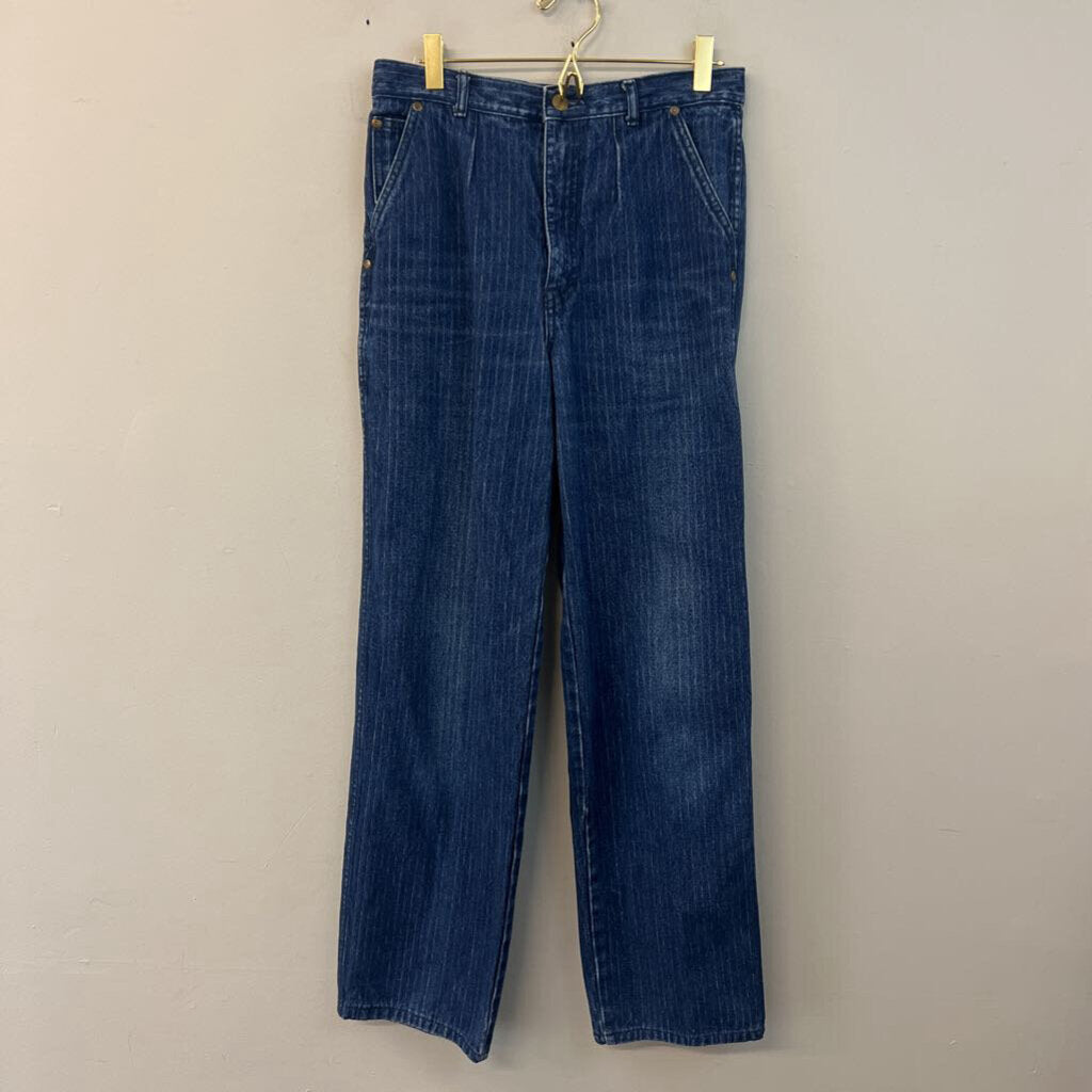 Cotler Dark Wash Pin Stripe Denim Jeans 9/10