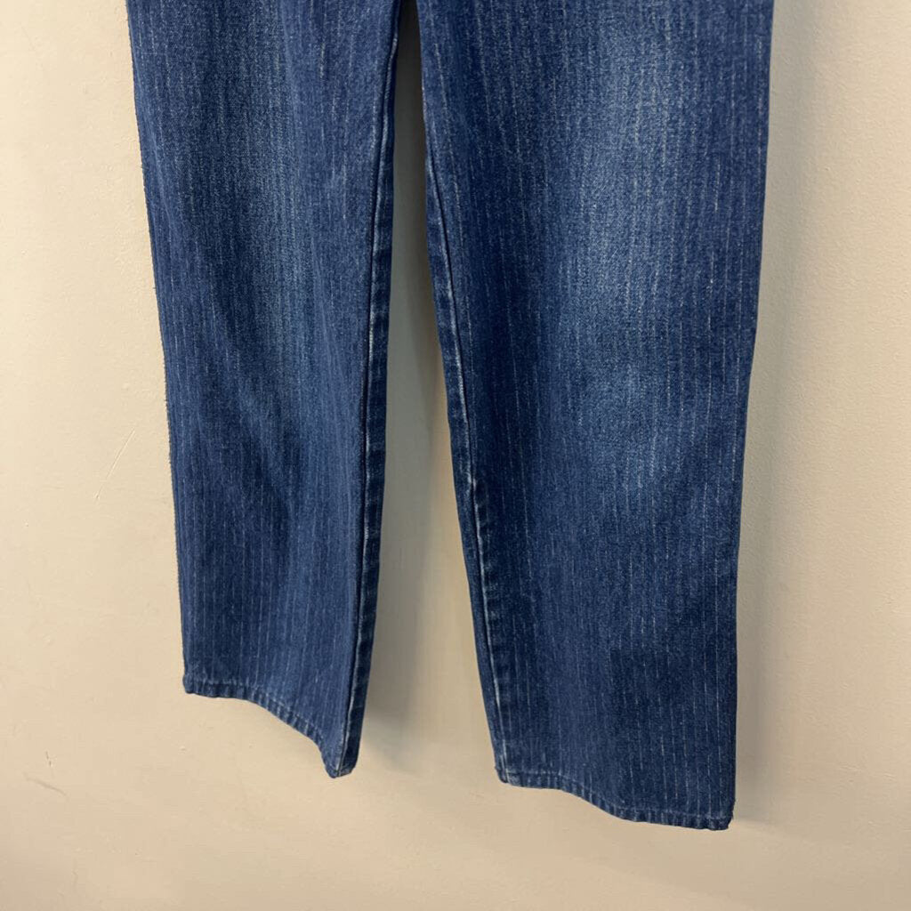 Cotler Dark Wash Pin Stripe Denim Jeans 9/10