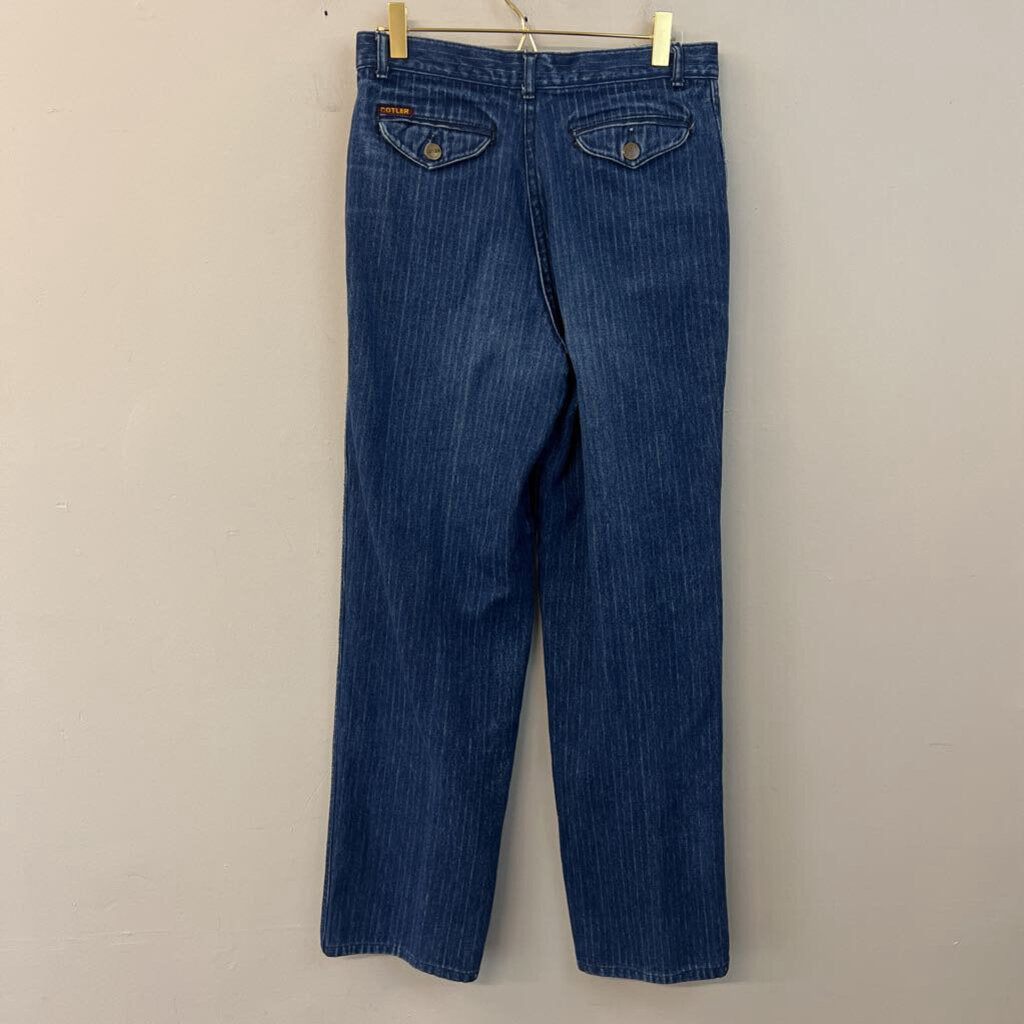 Cotler Dark Wash Pin Stripe Denim Jeans 9/10