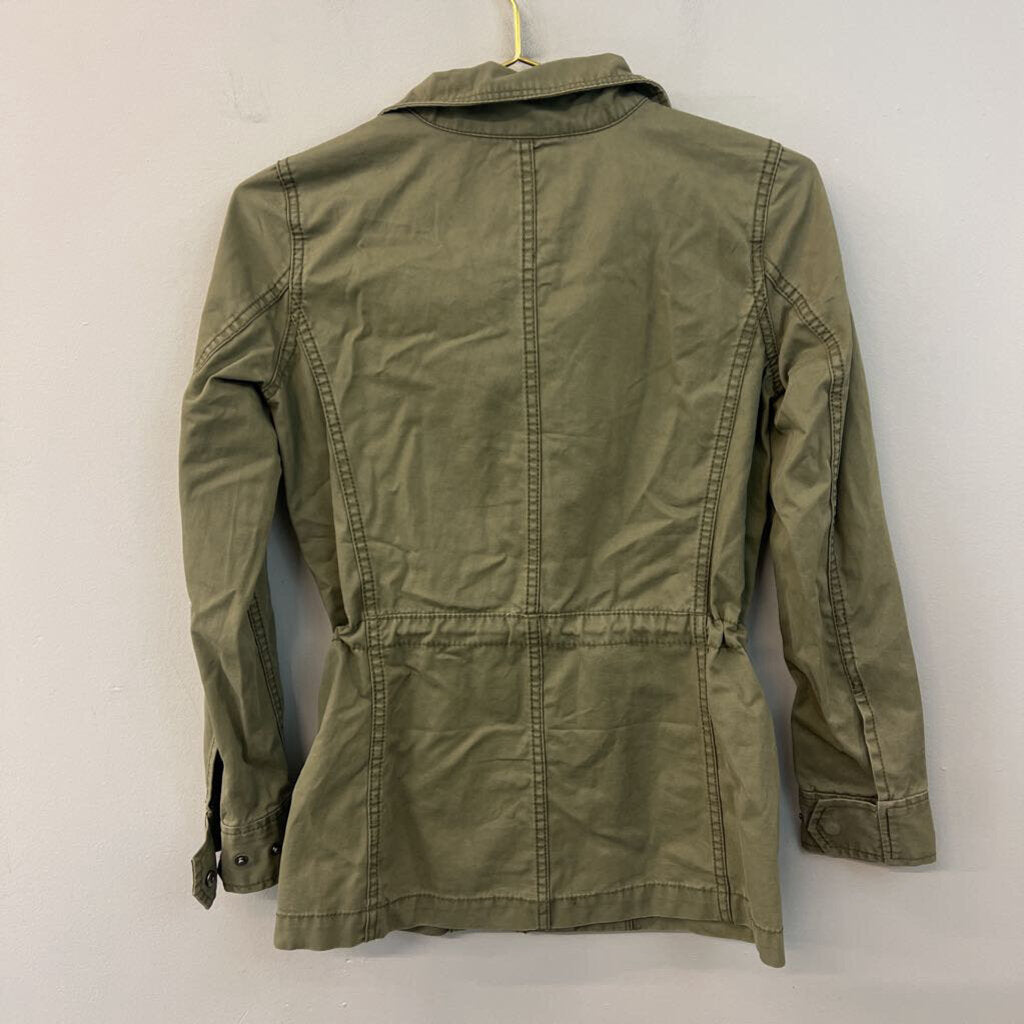 Madewell Green Zip Up Jacket XXS
