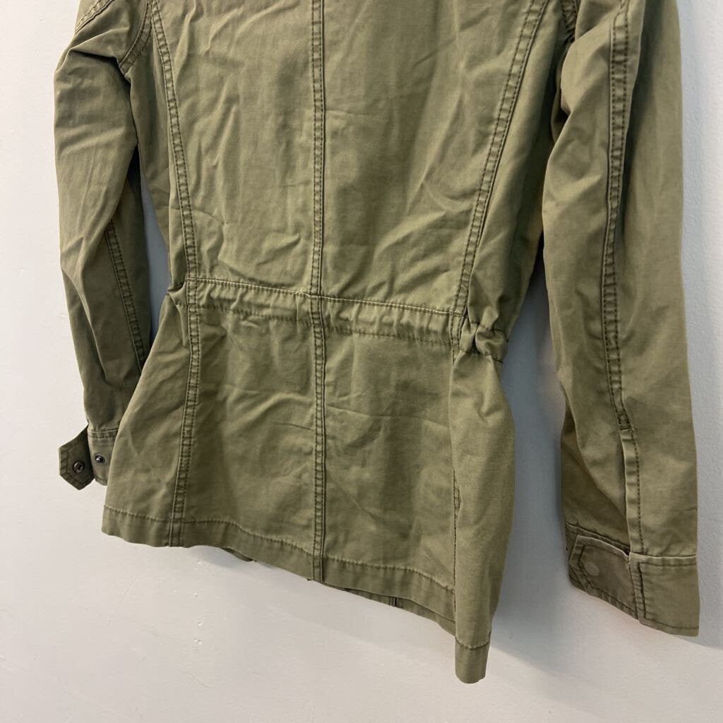 Madewell Green Zip Up Jacket XXS