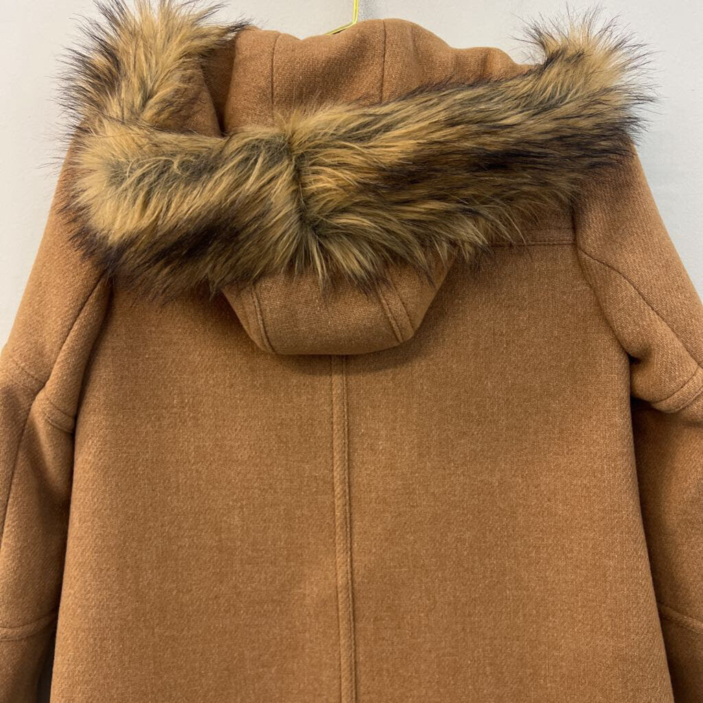 J Crew Brown Chateau Parka In Italian Stadium Cloth Jacket 0 Petite