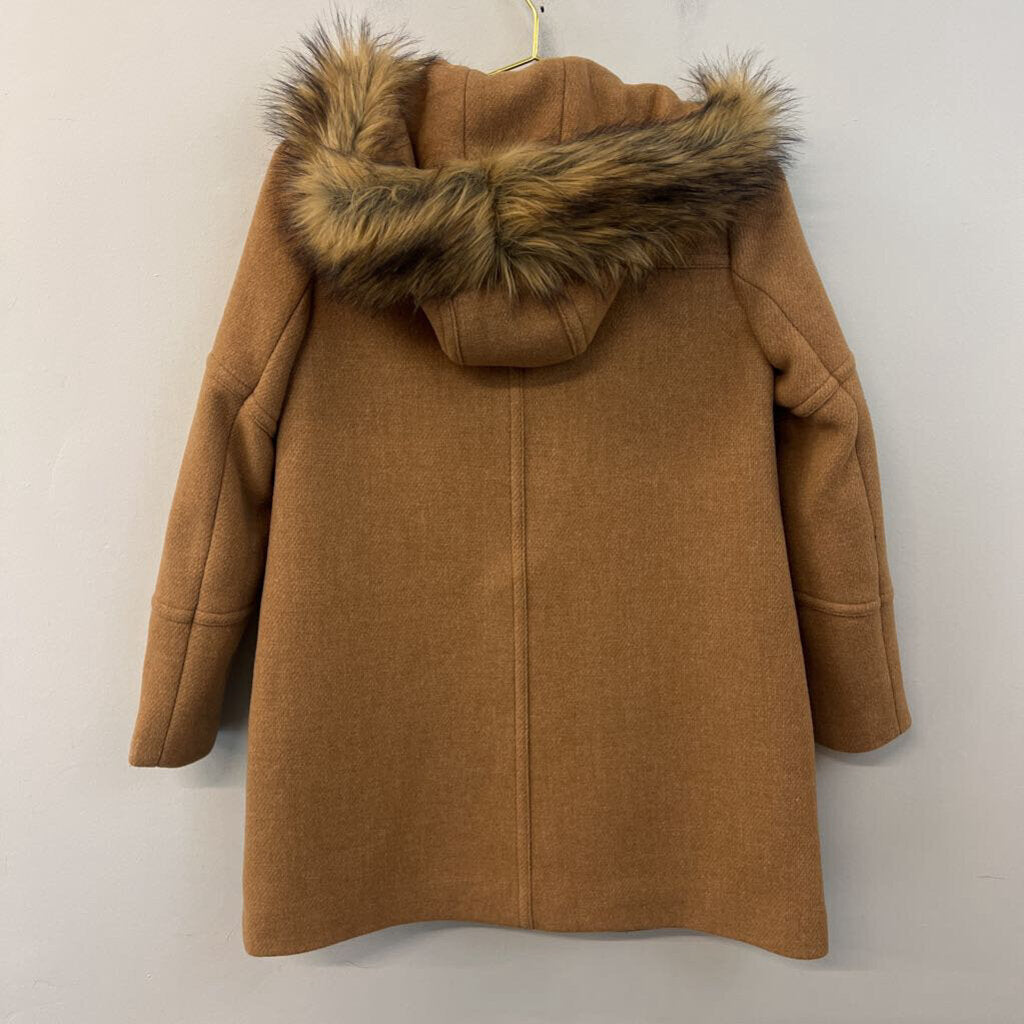 J Crew Brown Chateau Parka In Italian Stadium Cloth Jacket 0 Petite