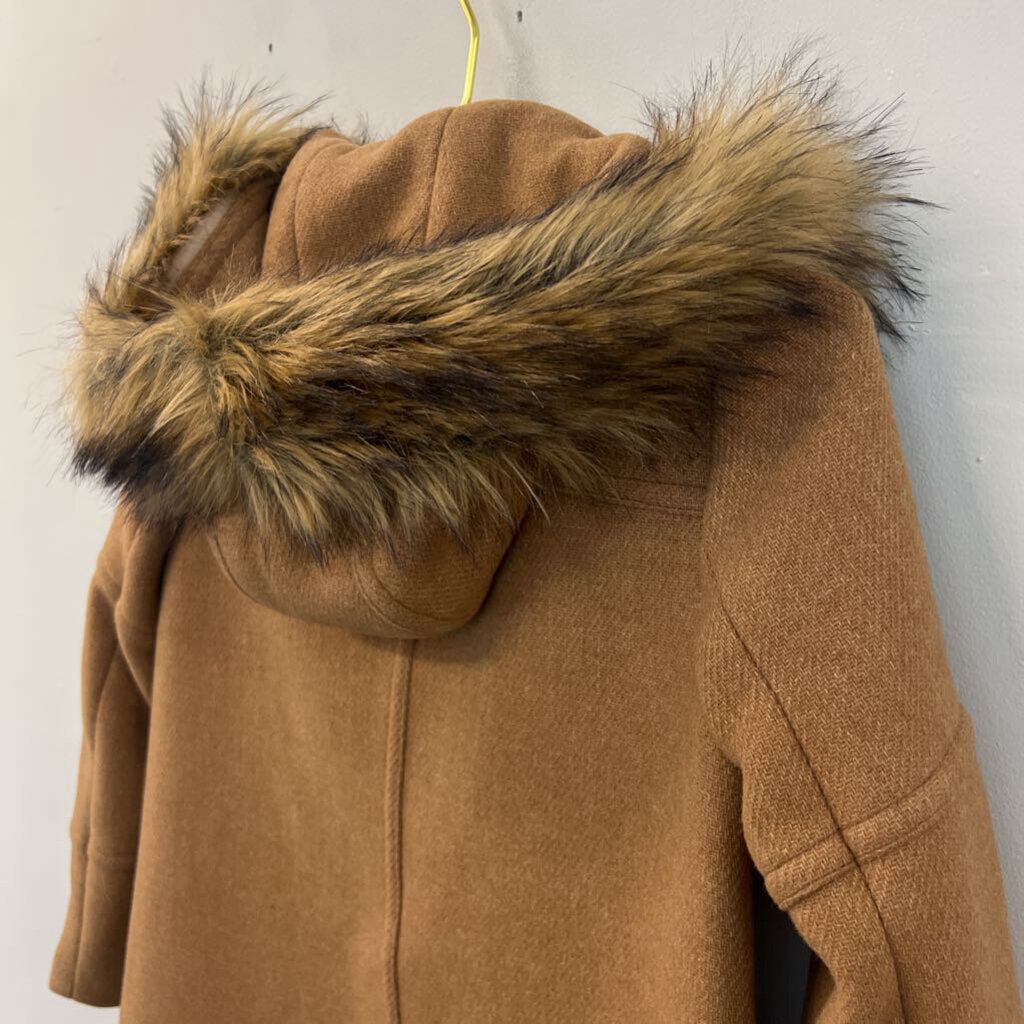 J Crew Brown Chateau Parka In Italian Stadium Cloth Jacket 0 Petite