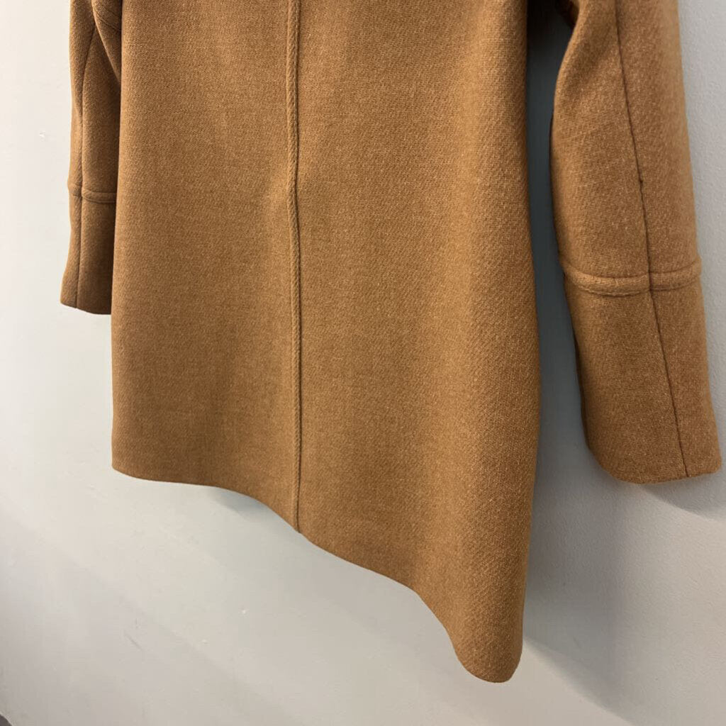 J Crew Brown Chateau Parka In Italian Stadium Cloth Jacket 0 Petite