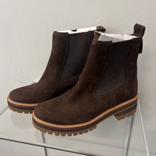 Timberland Brown Suede Courmayeur Valley Chelsea Boots 7