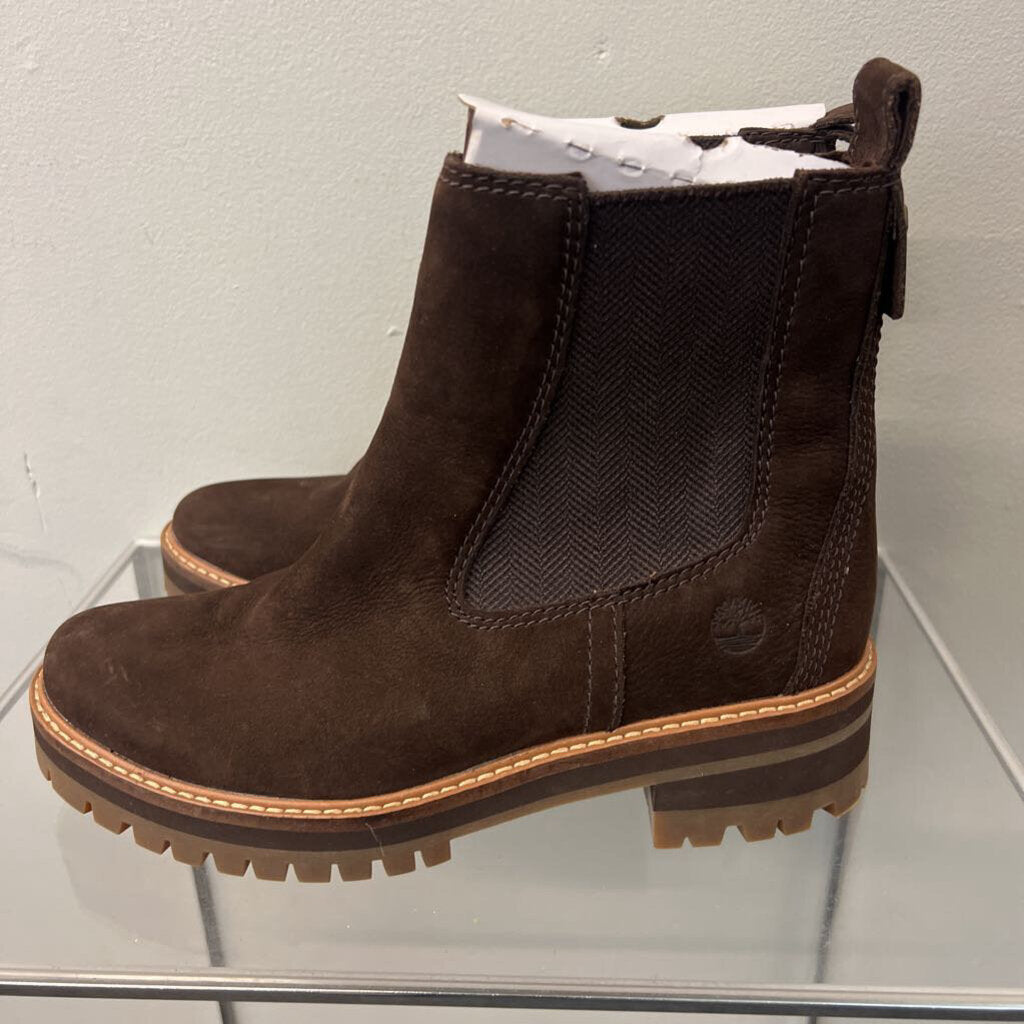 Timberland Brown Suede Courmayeur Valley Chelsea Boots 7