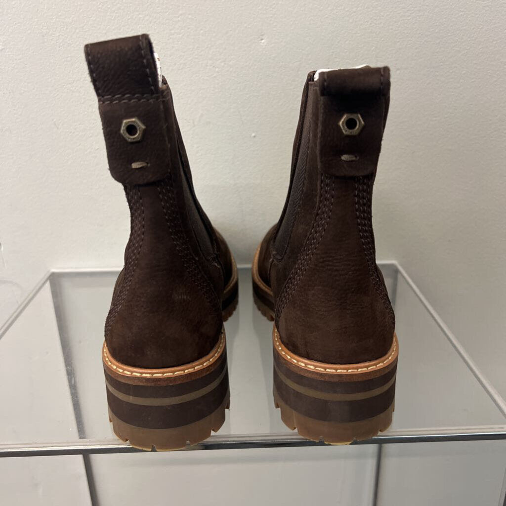 Timberland Brown Suede Courmayeur Valley Chelsea Boots 7