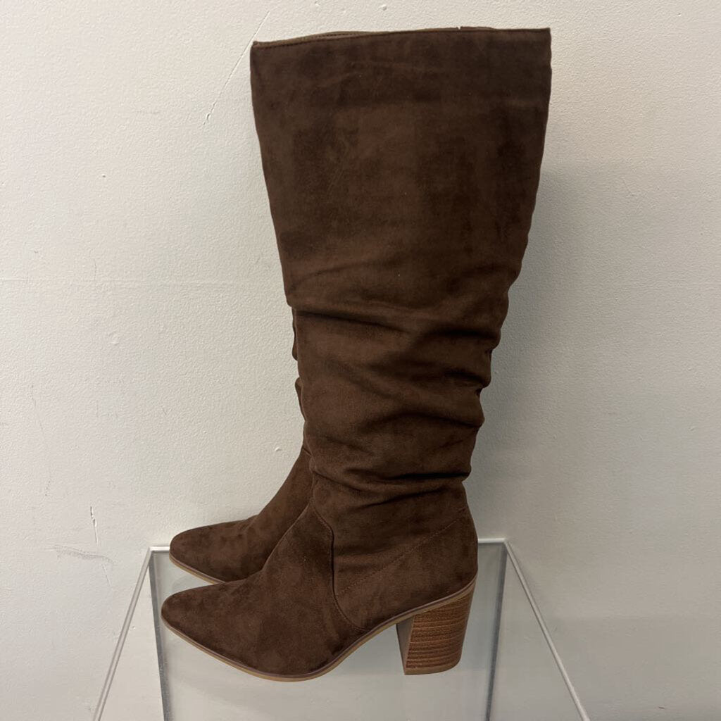 Universal Thread Brown Suede Harlan Tall Boots 7