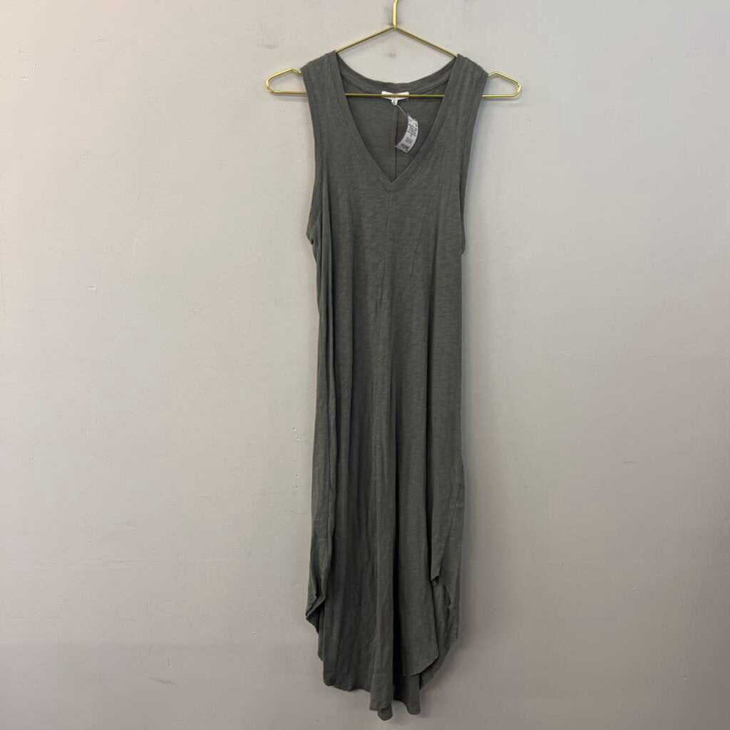 Z Supply Green Tank Midi Dress Extra Small