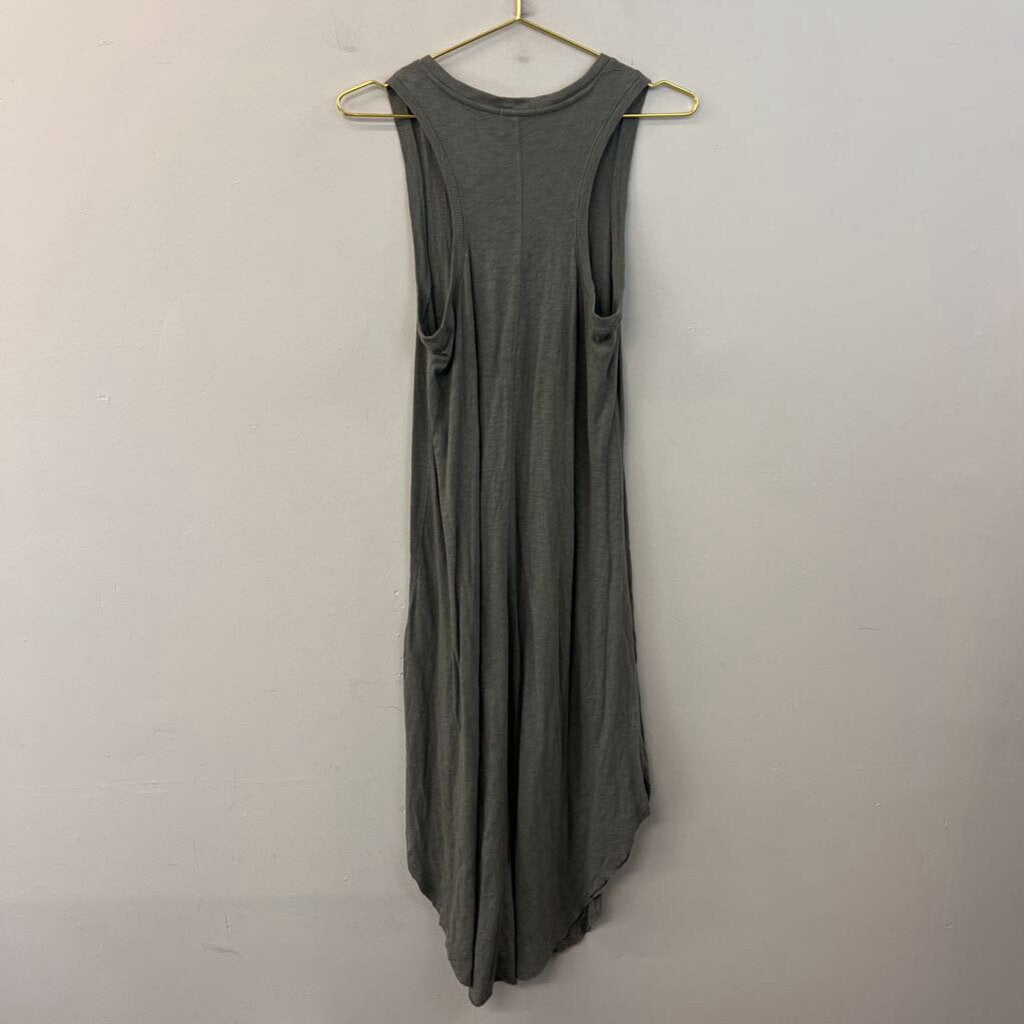 Z Supply Green Tank Midi Dress Extra Small