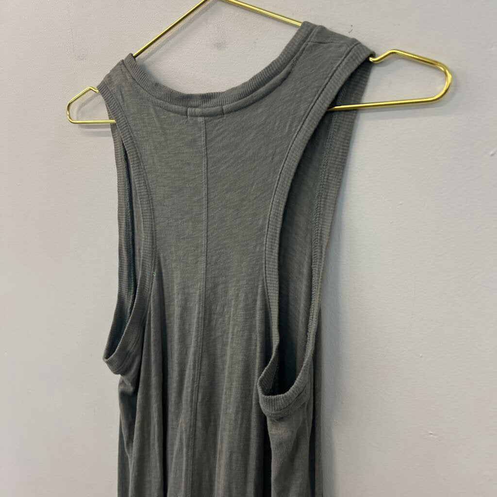 Z Supply Green Tank Midi Dress Extra Small